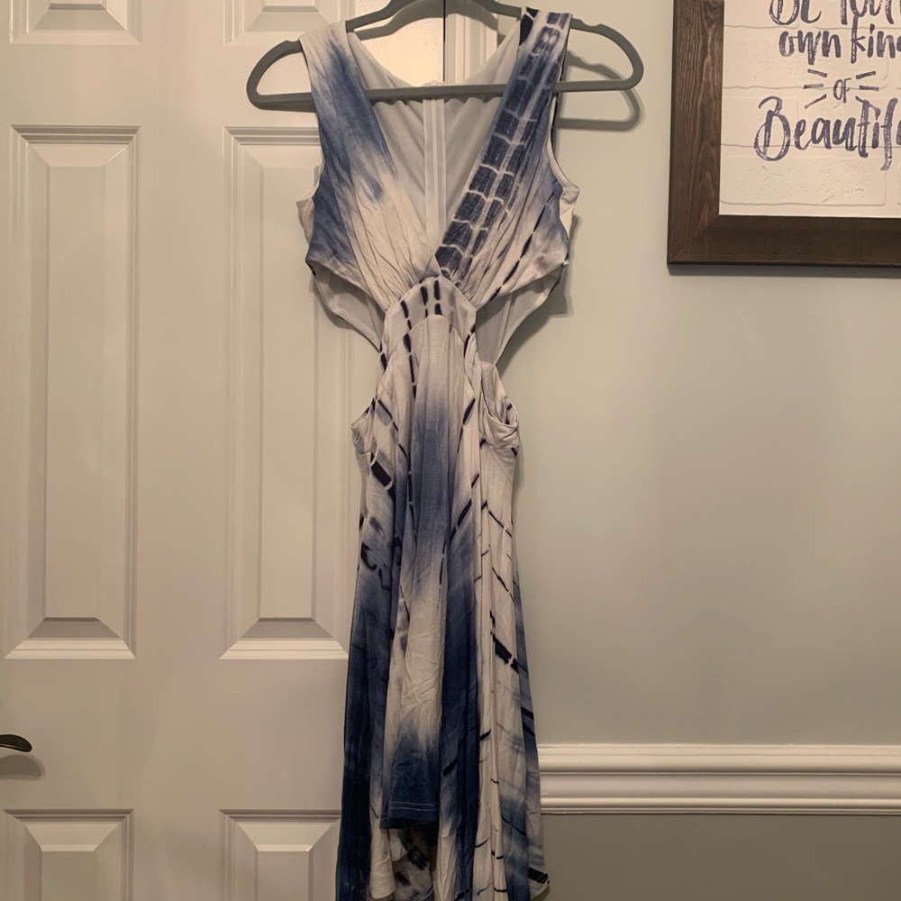 Lookbook Store Tie-dye Cut-Out Dress
